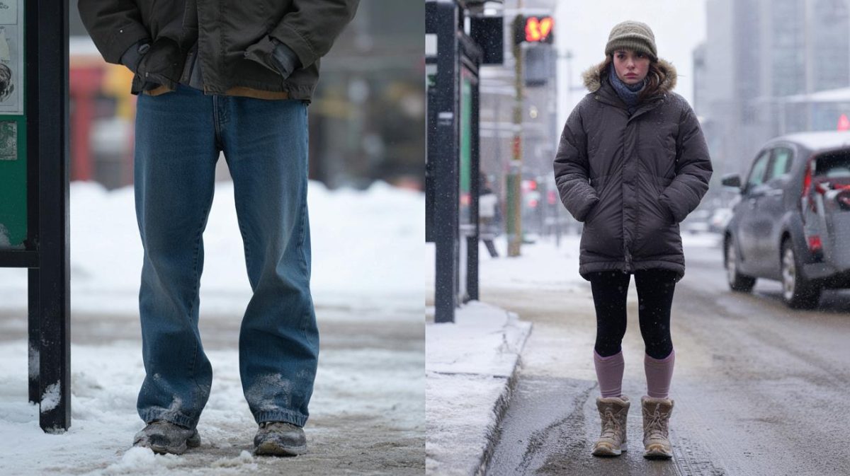 Why wearing jeans in cold winter weather is discouraged "and what to wear instead to stay warm"